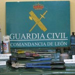 Efectos incautados por la Guardia Civil.