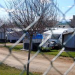 110301camping Vista trasera del camping.