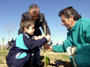 Día del Árbol en La Bañeza Palazuelo