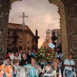 120511virgencastrotierrarogativaastorga Llegada de la Virgen de Castrotierra a la entrada de la S.A.I. Catedral de Astorga.