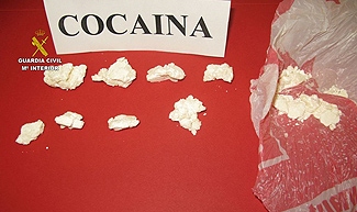 CocaÃna intervenida por la Guardia Civil