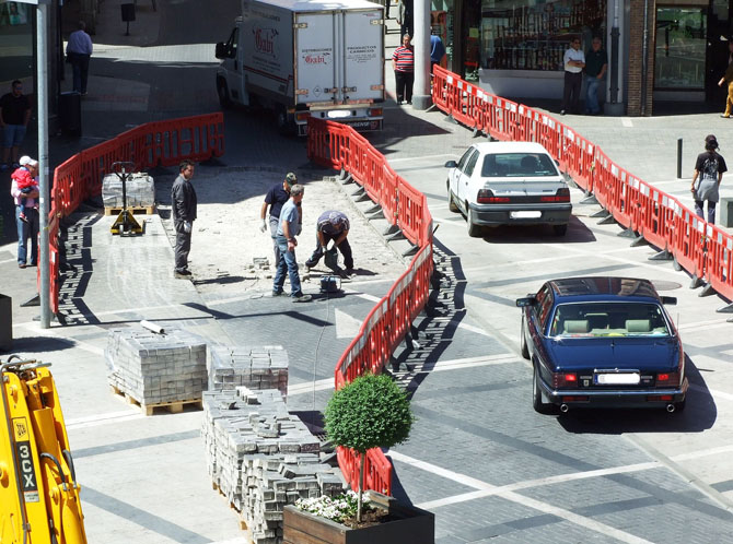 Obras en la Plaza Mayor