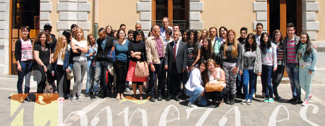 Visita delegación francesa de alumnos de Gennevilliers a La Bañeza