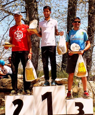 Podio carrera Truchillas-Vizcodillo