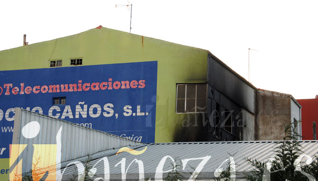Incendio en un edificio de La Bañeza