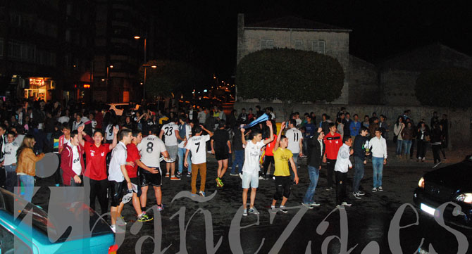Celebración aficionados Real Madrid