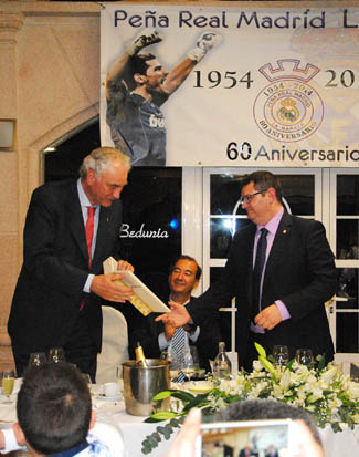 Fiesta cena de gala 60 aniversario Peña Real Madrid