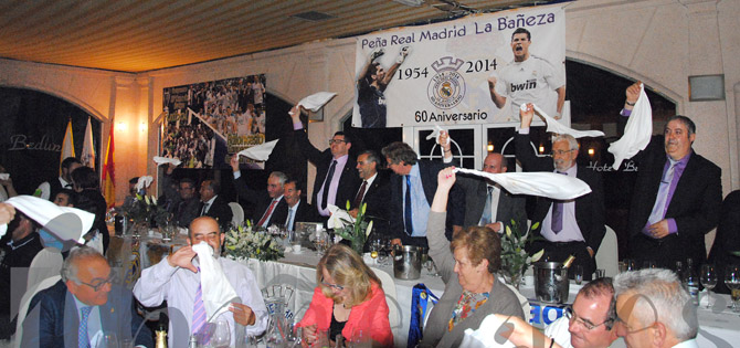 Fiesta cena de gala 60 aniversario Peña Real Madrid