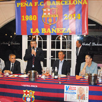 Cena 34 aniversario Peña FC Barcelona de La Bañeza