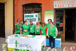Dorsal Cero marcha de la Esperanza 2014 AECC La Bañeza