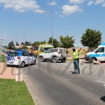 140731accidentetrafico Llegada de los efectivos sanitarios, de la Policía Local y de la Guardia Civil de Tráfico al lugar del accidente.