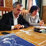 150227semanamujer Palazuelo y González, en la presentación de la Semana de la Mujer.