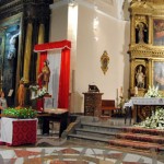 La eucaristía fue oficiada por el sacerdote José Luis Franco en la parroquia de Santa María.