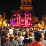 150807conciertoverbena El concierto de la orquesta Gaudí abrió las noches festivas de La Bañeza.