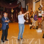 160930boreagladiador Ana Silván y José Miguel Palazuelo estuvieron acompañando a Fernando Barriales en la inauguración.