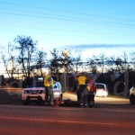 161212accidentetrafico La Guardia Civil de Tráfico instruye el atestado tras el accidente.
