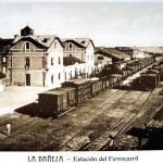 170717antiguaestacionbaneza Estación de La Bañeza a mitad de los años 30.