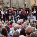 170815bailesregionales El grupo de bailes La Asunción, durante su intervención.