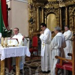 170816sanroque La misa de San Roque fue oficiada por el sacerdote Ricardo Fuertes.