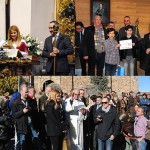 180121sananton Tres momentos de la fiesta de San Antón.