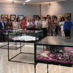 180623talleresaecc Un momento de la puesta de largo de la exposición.
