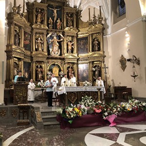 180815misaasuncion La ofrenda de la Encomienda tuvo lugar en el transcurso de la celebración religiosa.