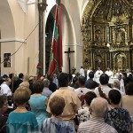 180816sanroquemisa La misa fue concelebrada por varios sacerdotes de la ciudad.