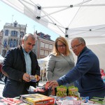 190323feriastocks Palazuelo, Silván y Gallego visitan uno de los stands, el de Juguetería Toy Store.