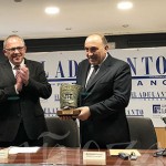 190323josegordonpersonaje José Gordón recibió la Alubia de Oro como Personaje Bañezano del Año 2018.