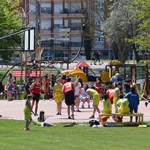190508convivenciabaloncesto Los partidos se desarrollaron en la zona deportiva.