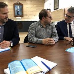 190625uned Del Riego, Carrera y Vega presentan el curso de verano.