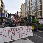200228tractorada Uno de los tractores de La Valduerna que participaron en la manifestación. / Foto: Mauricio Peña - La Nueva Crónica