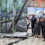 210924bienalexpo La muestra se encuentra en la Plaza Mayor de La Bañeza.