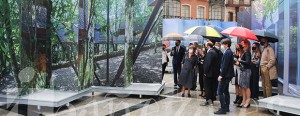 210924bienalexpo La muestra se encuentra en la Plaza Mayor de La Bañeza.