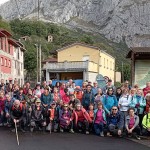 220925senderismo Los senderistas en la Senda del Oso asturiana.